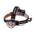 LED èelová nabíjecí svítilna, 550lm, Li-Ion, USB, IP44, Solight WN35
