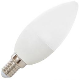 LED žárovka Ecolite LED7W-SV/E14/4100 - LED mini svíèka E14, 7W, 4100K, SMD C37