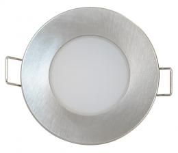 LED vestavn svtidlo LED BONO-R Matt chrome 5W NW, 4000K, 350lm, IP65/20, Greenlux GXLL025