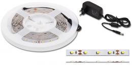 LED páska Ecolite DX-SMD3528-BI/5M , 5 m, 60 SMD/m, 300lm/m; 4,8W/m, 12 V, IP 20, trafo