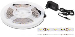 LED pska Ecolite DX-SMD3528-BI/5M , 5 m, 60 SMD/m, 300lm/m; 4,8W/m, 12 V, IP 20, trafo