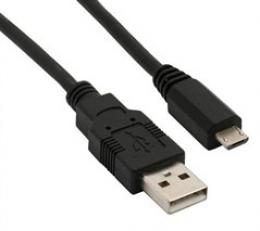 Solight USB kabel, USB 2.0 A konektor - USB B micro konektor, blistr, 2m, SSC1302