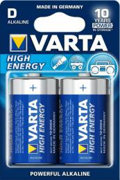 Baterie VARTA High Energy D LR20 mono Alkaline, 2 ks blistr