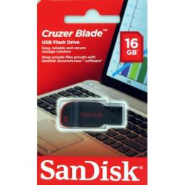 Flash disk SanDisk FlashPen-Cruzer Blade 16 GB, ern, 104336