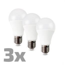 LED žárovka 3-pack, klasický tvar, 12W, E27, 3000K, 270°, 980lm, 3ks v balení, Solight WZ530-3