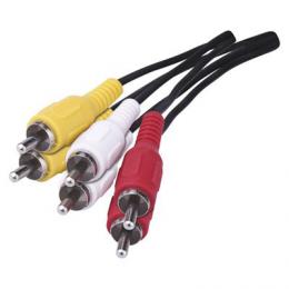 AV kabel 3x CINCH - 3x CINCH 1,5m , EMOS SB4201