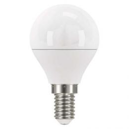 LED žárovka Classic Mini Globe 6W E14 neutrální bílá, 4100K, 470lm, EMOS ZQ1221
