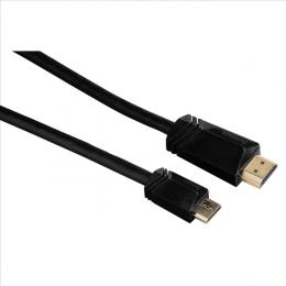 HDMI kabel vidlice A - mini HDMI vidlice typ C, pozlacený, 3, 1,5 m, Hama 122119