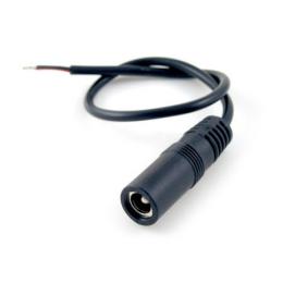 Napájecí konektor pro LED pásy, zdíøka 5,5mm, balení 1ks, sáèek, Solight WM73-1