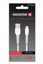 Datový kabel Swissten USB / Lightning 1,0 m bílý 71505541