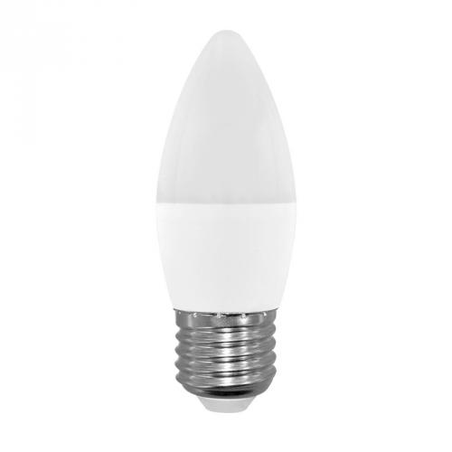 LED žárovka LED-POL ORO-E27-C37-TOTO-6W-DW 6W, 4000K, 470lm, E27, denní bílá, ORO04023