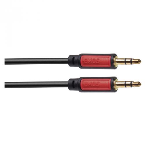JACK kabel 3,5mm stereo, vidlice - 3,5mm vidlice 3m, Emos SM5003