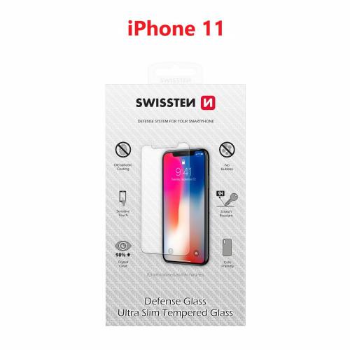Ochranné temperované sklo Swissten APPLE IPHONE 11 RE 2,5D - 74517842