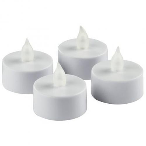 LED èajové svíèky Hama, bílé, set 4 ks, 96014 - zvìtšit obrázek