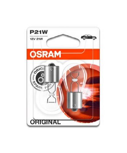 Autožárovka Osram P21W 7506-02B 21W 12V BA15S, blistr 2 ks