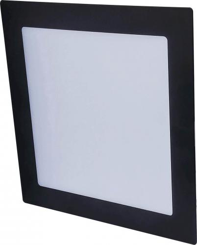 LED vestavn svtidlo LED60 VEGA-S Black 12W WW, 2800K, 850lm, IP44/20, Greenlux GXDW357