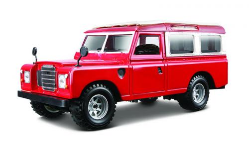 Bburago 1:24 Land Rover Red, 43BB22063R