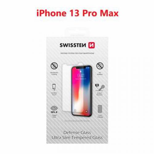 Ochrann temperovan sklo Swissten Apple iPhone 13 Pro Max RE 2,5D, 74517908