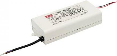 LED driver Mean Well PCD-40-700B konstantní proud 40 W 0.7 A 34 - 57 V/DC, IP42