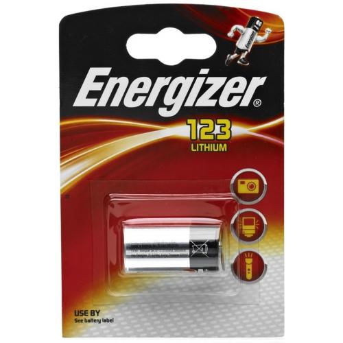 Baterie lithiová Energizer 123 / CR123 / A123 / CR17345, blistr 1 kus