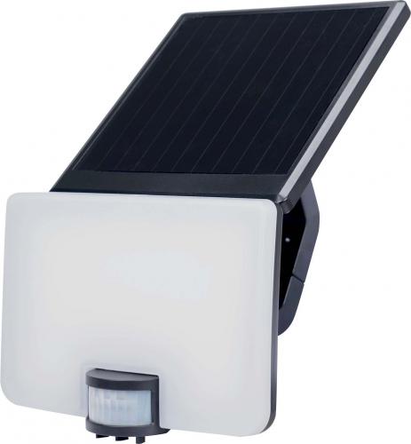 LED solární svítidlo PERPET SOLAR PIR 8W, 4000K NW, 800lm, IP54, PIR, Greenlux GXSO020