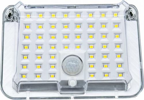 LED solární svítidlo EMA SOLAR PIR 90LED NW, 4000K, 220lm, IP44, Greenlux GXSO018