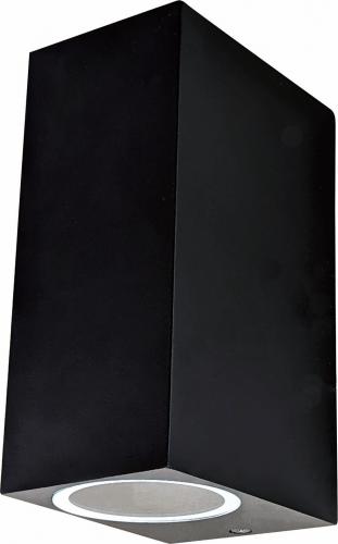 Nástìnné designové svítidlo GUBE-S Black 2GU10, IP44, èerná, Greenlux GXPS155