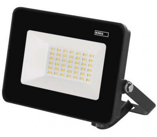 LED reflektor SIMPO 30 W, èerný, neutrální bílá - 4000K, 2700lm, IP65, EMOS ZS2232