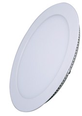 LED mini panel, podhledový, 12W, 900lm, 4000K, tenký, kulatý, bílé, Solight WD106 - poslední 2 ks skladem - zvìtšit obrázek