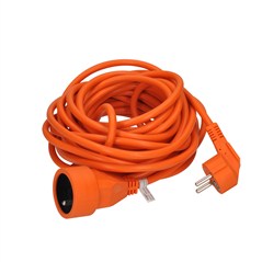 Prodlužovací kabel - spojka, 1 zásuvka, oranžová, 7m, Solight PS15O - zvìtšit obrázek