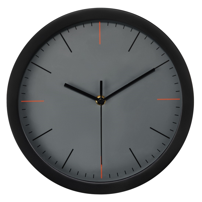 Hama MaxR, nástìnné hodiny, 25 cm, tichý chod, šedé - zvìtšit obrázek