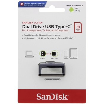 Flash disk SanDisk Ultra Dual USB-C Drive 16 GB  - zvìtšit obrázek