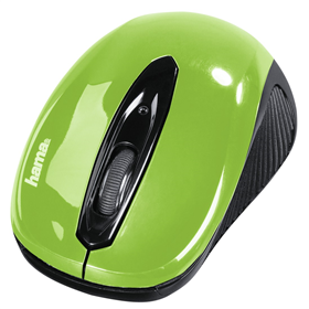 Optická myš Hama AM-7300, èerná/zelená - zvìtšit obrázek