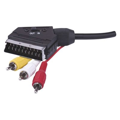AV kabel SCART - 3x CINCH 1,5m, EMOS SB2101 - zvìtšit obrázek