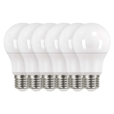 LED žárovka Classic A60 9W E27 teplá bílá, 2700K, 806lm, 6ks, EMOS ZQ5140.6 - zvìtšit obrázek