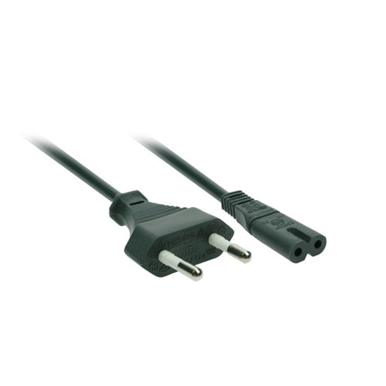 Napájecí kabel 2-pin, 230V, 2,5A, 2m, Solight SSP0102E - zvìtšit obrázek