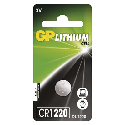 Lithiová knoflíková baterie GP CR1220, 3V, B15201 - zvìtšit obrázek