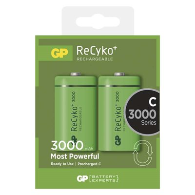 Nabíjecí baterie GP ReCyko+ 3000 (C) malé monoèlánky 2 ks B0832 - zvìtšit obrázek