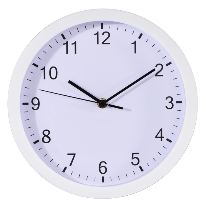 Nástìnné hodiny Hama Pure, 25 cm, tichý chod, bílé, Hama 186341 - zvìtšit obrázek