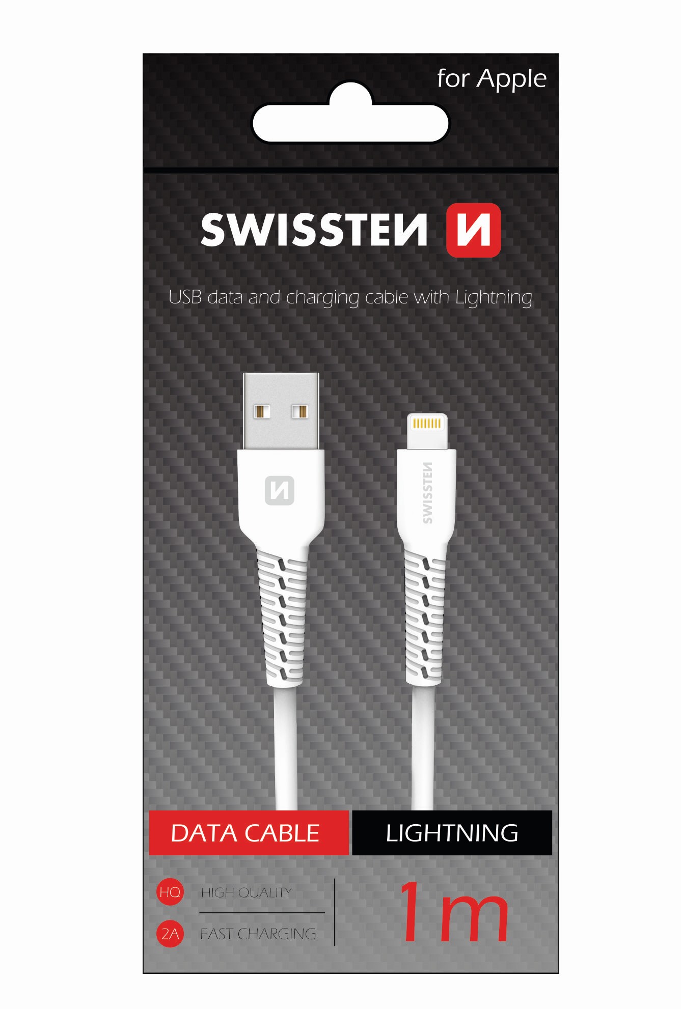 Datový kabel Swissten USB / Lightning 1,0 m bílý 71505541 - zvìtšit obrázek
