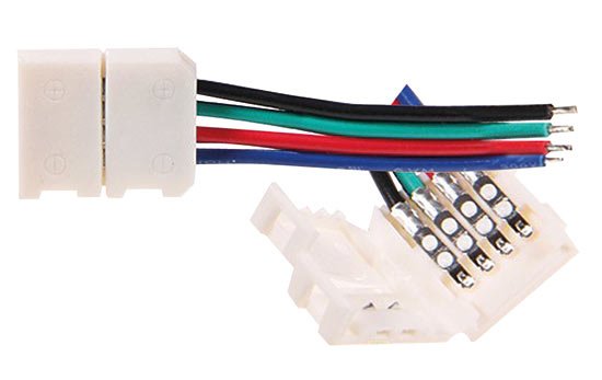Ètyøpinový konektor CONNECT LED RGB STRIP 12mm T+T Greenlux GXLS050 - zvìtšit obrázek