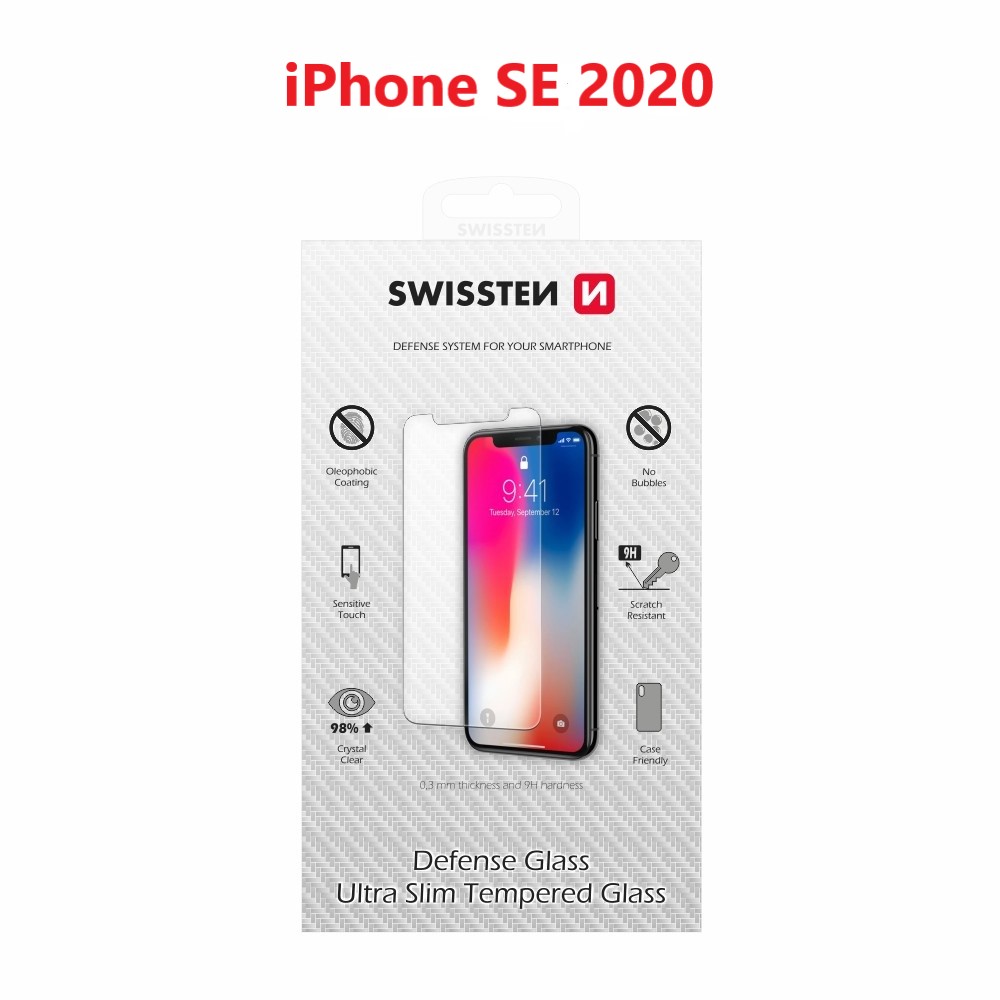 Ochranné temperované sklo Swissten APPLE IPHONE SE 2020 RE 2,5D - 74517862 - zvìtšit obrázek
