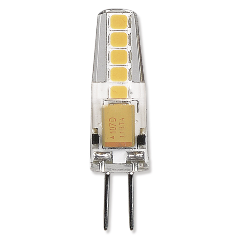LED žárovka Classic JC 2W, 12V, G4, 4000K - neutrální bílá, 210lm, EMOS ZQ8621 - zvìtšit obrázek