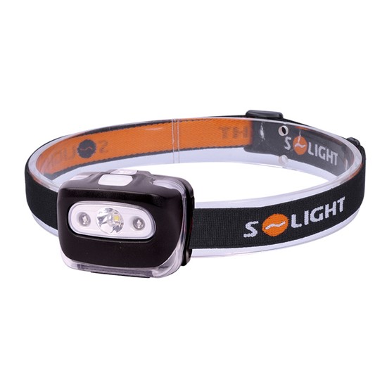 Èelová LED svítilna, 3W + èervené svìtlo, 3x AAA, 150lm, Solight WH27 - zvìtšit obrázek