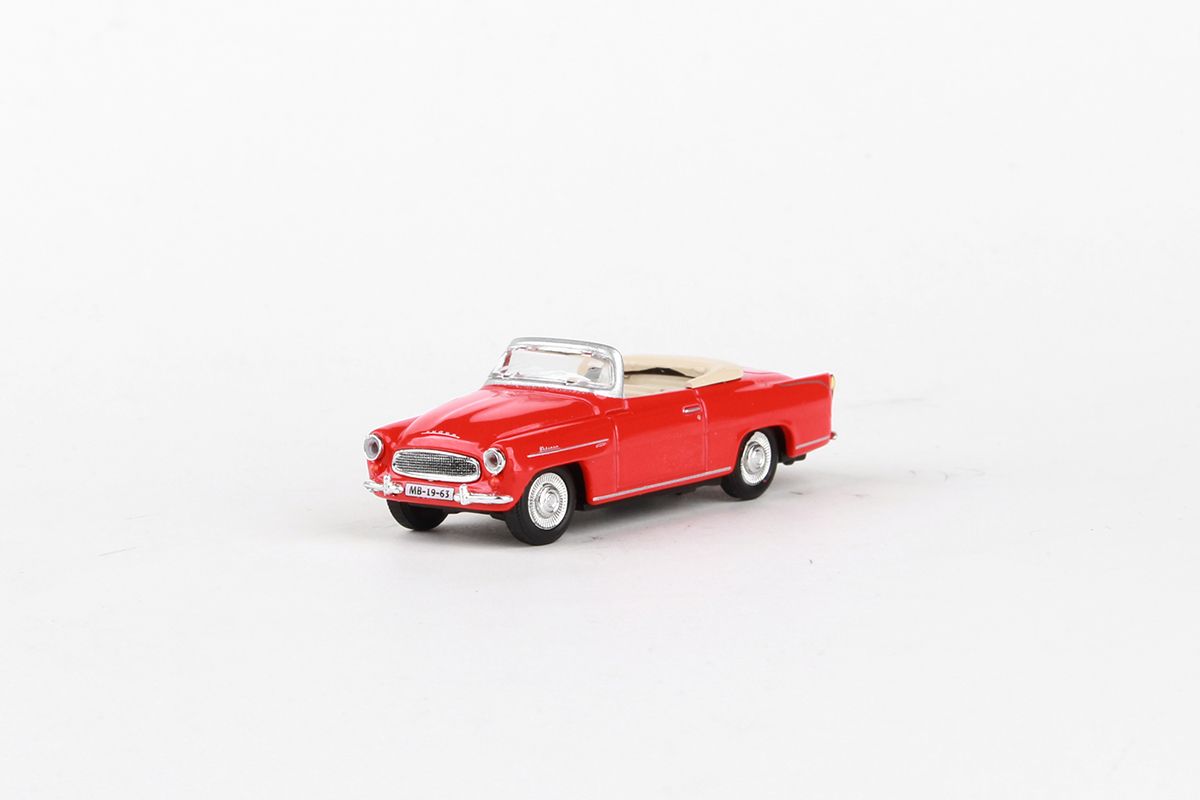 Škoda Felicia Roadster (1963) 1:72 - Èervená Svìtlá Abrex - zvìtšit obrázek