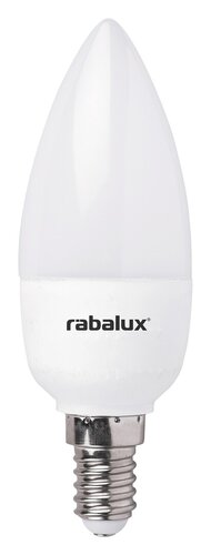 LED žárovka Rabalux 5W, (svíèka) 3000K, 440lm, E14, teplá bílá, 1610 - zvìtšit obrázek