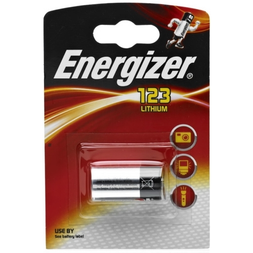Baterie lithiová Energizer 123 / CR123 / A123 / CR17345, blistr 1 kus - zvìtšit obrázek