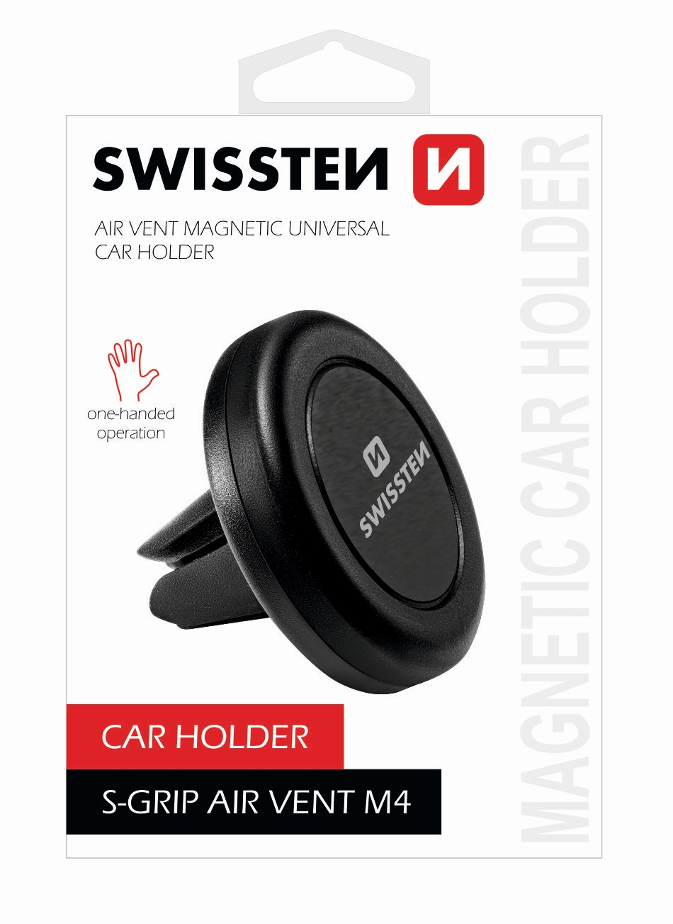 Magnetický držák do ventilace auta SWISSTEN S-GRIP M4, 65010403 - zvìtšit obrázek