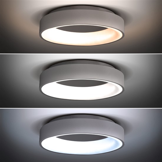 LED stropní svìtlo kulaté Treviso, 48W, 2880lm, stmívatelné, dálkové ovládání, bílá, Solight WO768-W - zvìtšit obrázek
